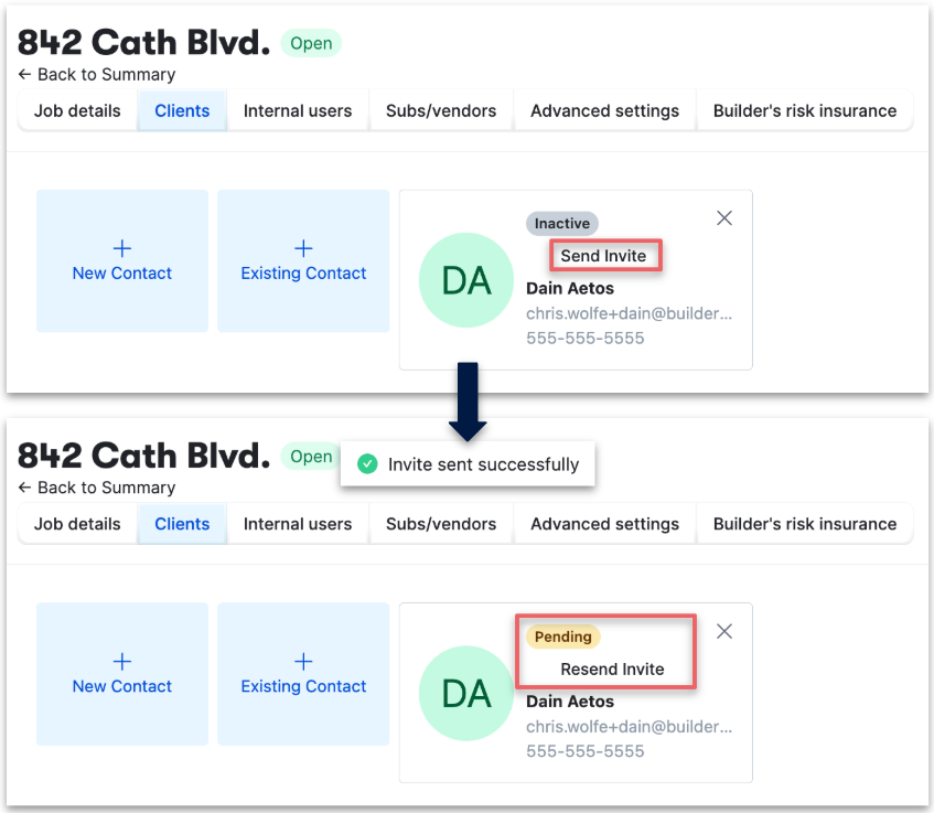 Client Contacts Overview