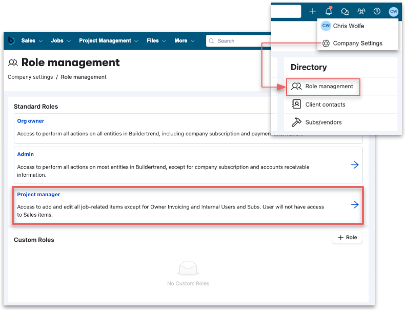 Internal Users Overview