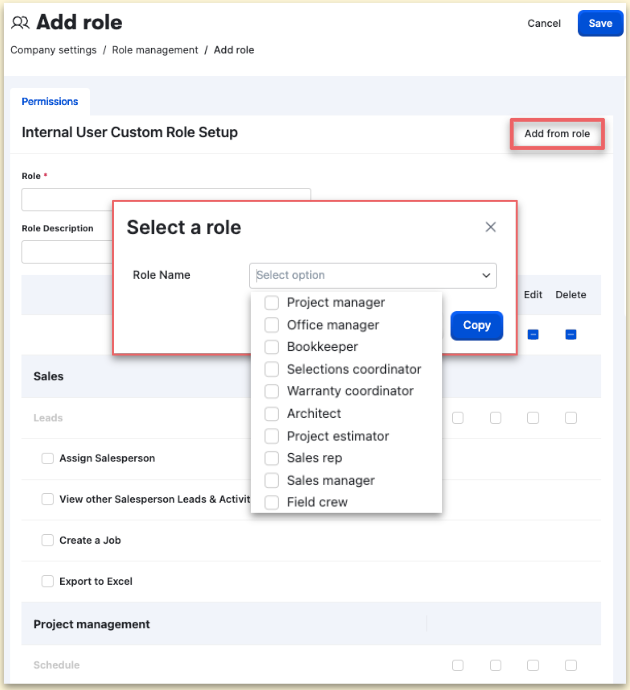 Internal Users Overview