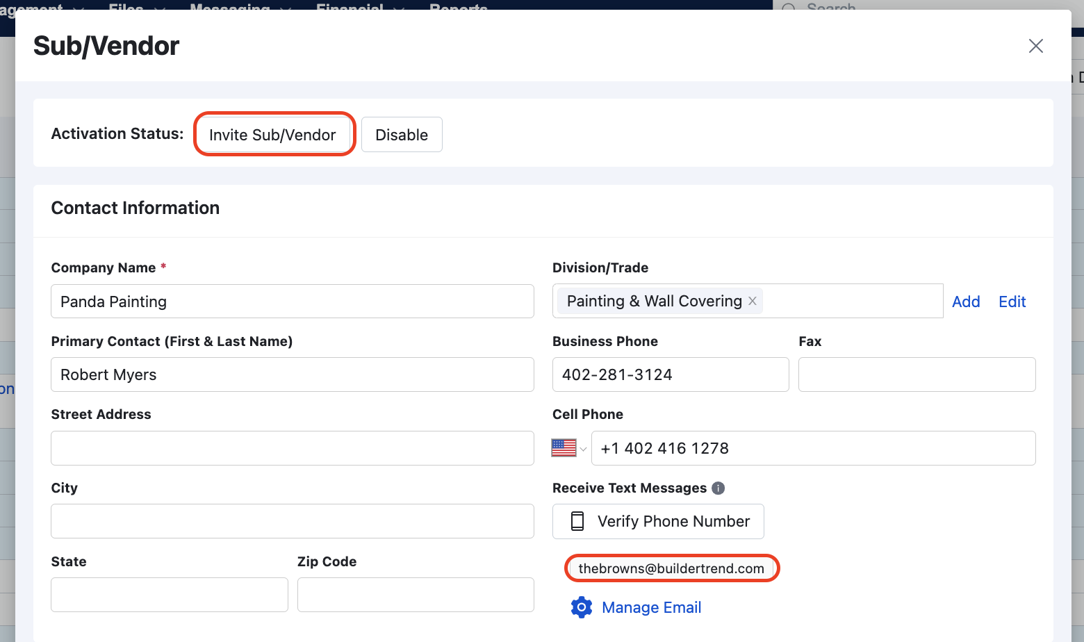 Subcontractor Overview