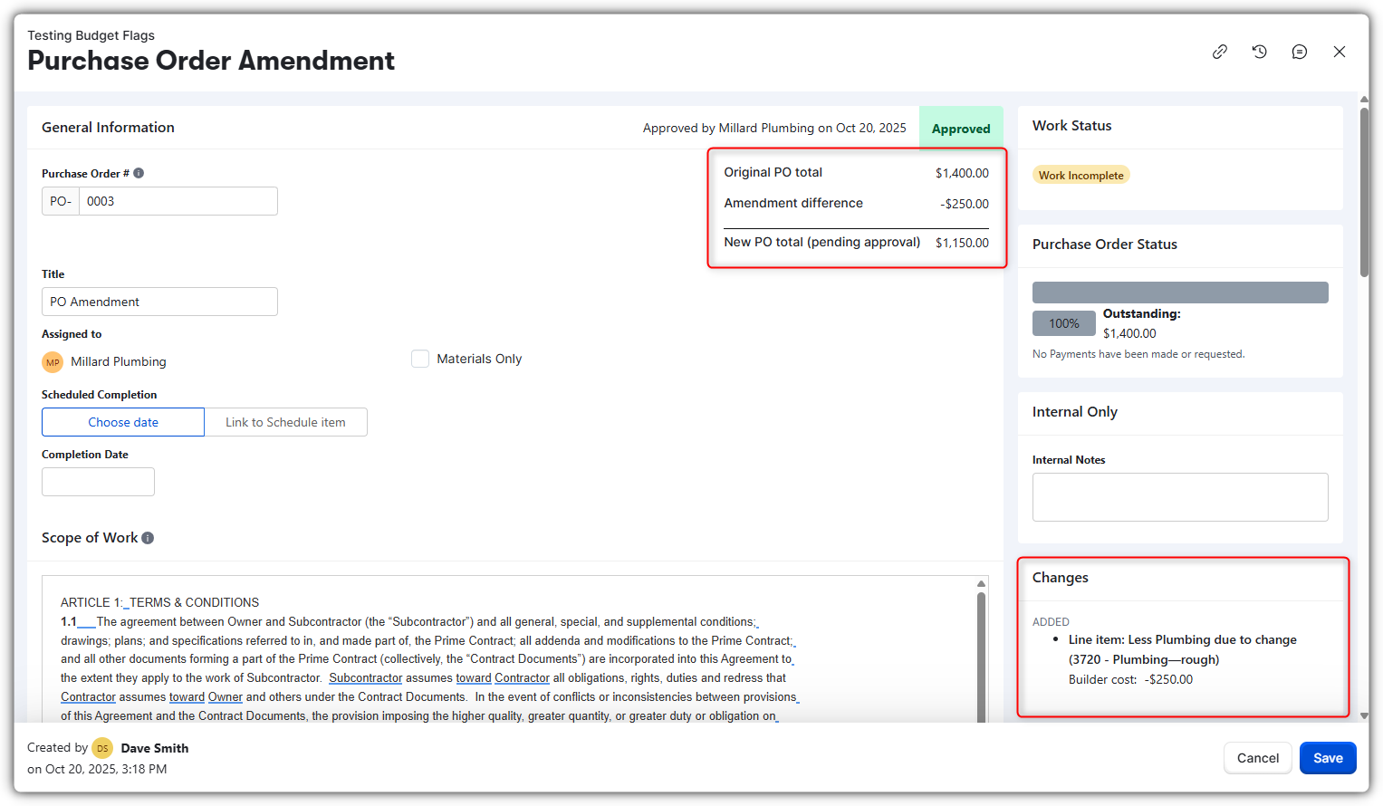 Purchase Orders Overview